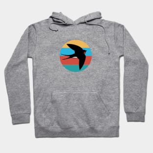 Swallow bird, the flight virtuoso, vintage for birds lovers Hoodie